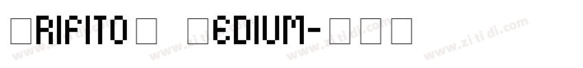 GrifitoM Medium字体转换